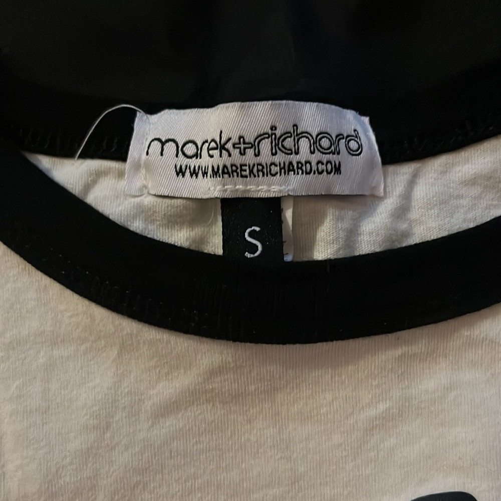 “Looking Like A Snack” extreme unisex crop top by Marek + Richard. - Picture 4 of 6